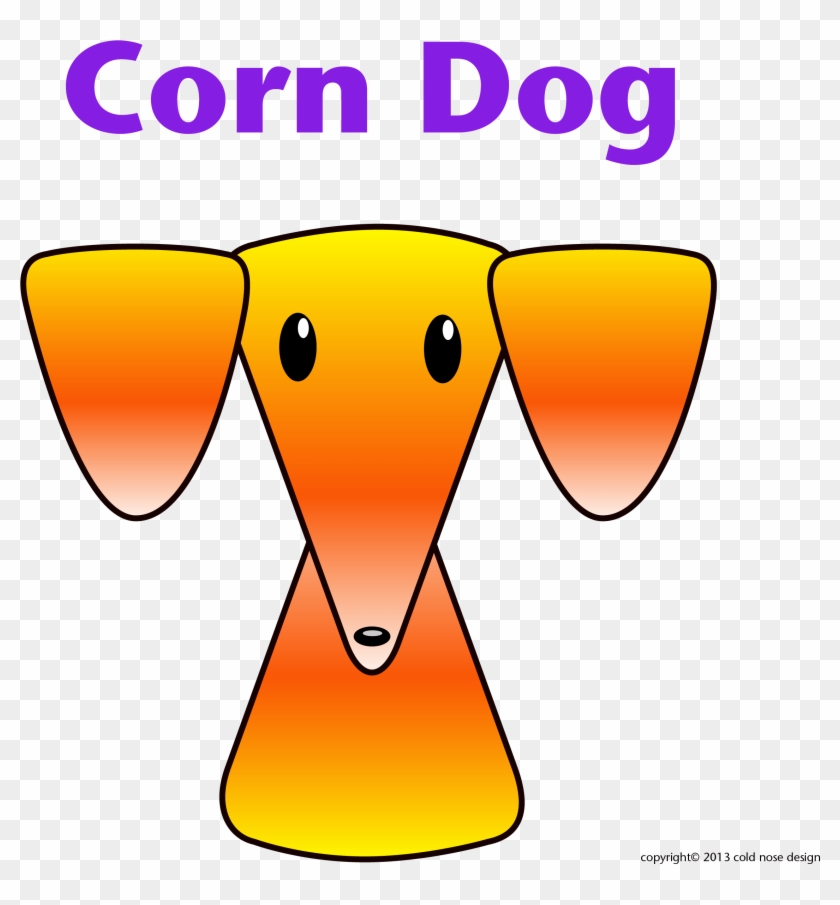 Corn Dog Dachshund - Dachshund Cartoon Clipart