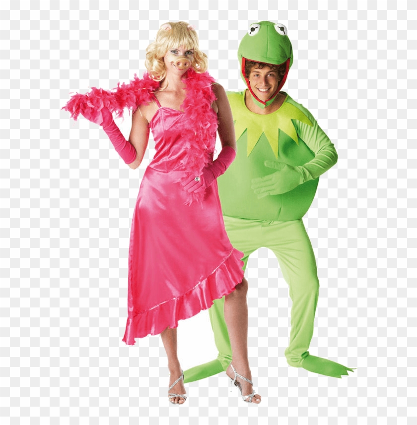 Kermit And Miss Piggy Fancy Dress , Png Download - Adult Disney Fancy Dress Clipart #5183199