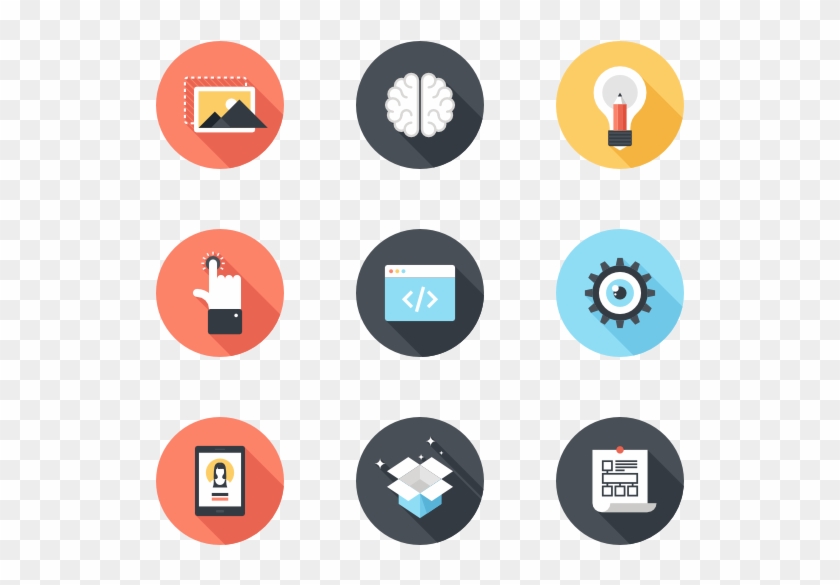 Creative Process - Process Flat Icon Png Clipart