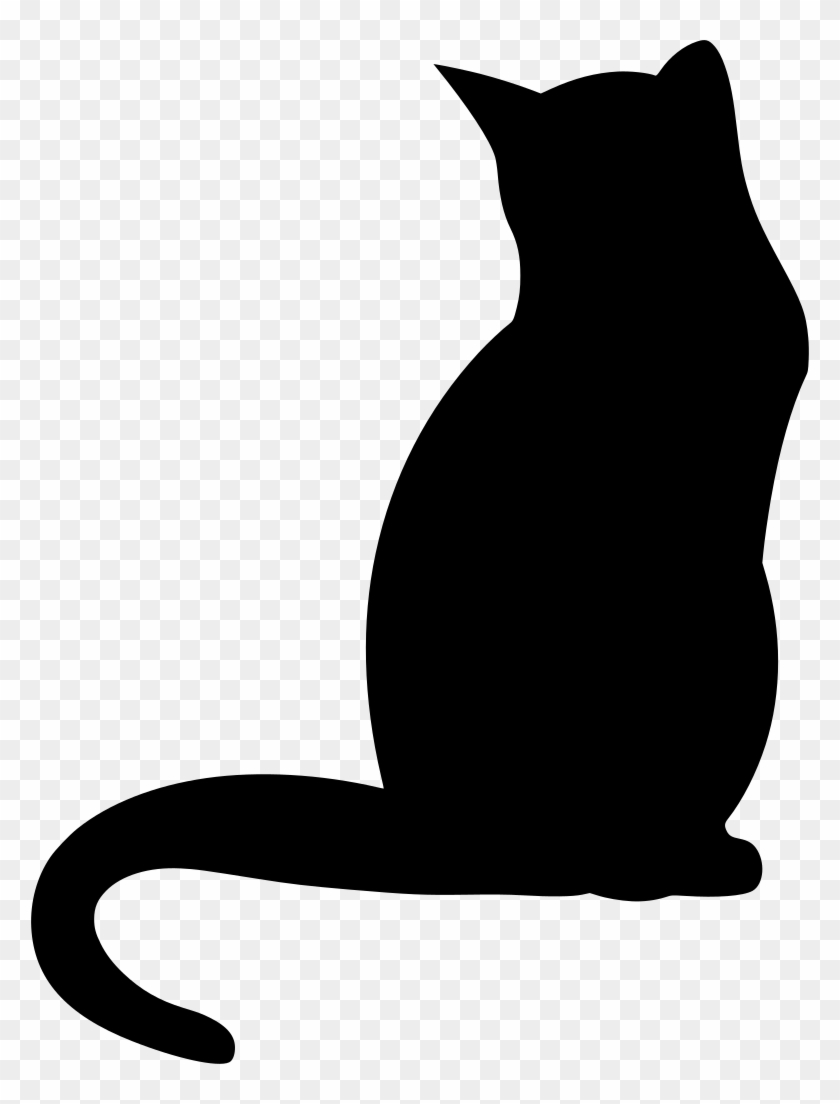 Download Png - Cat Black Shadow Clipart