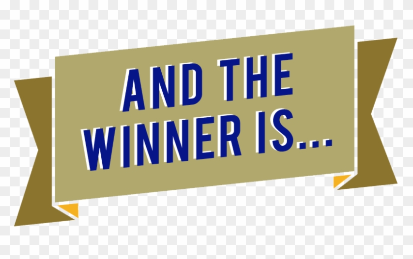 And The Winner Is Png - Graphic Design Clipart #5184648