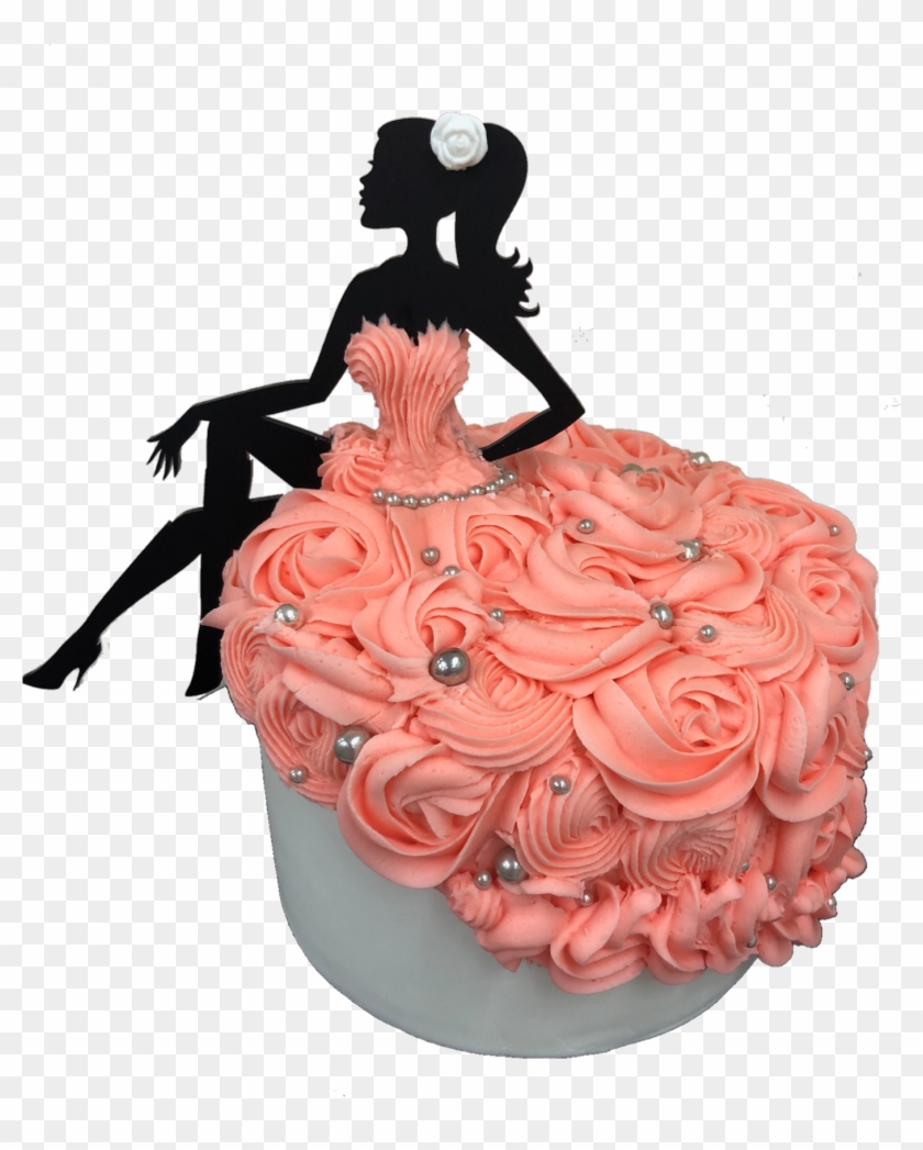 Silhouette Cake - Illustration Clipart