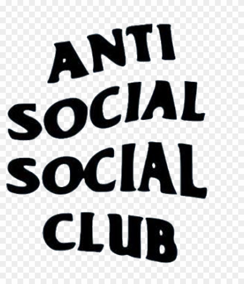 Antisocialsocialclub Sticker - Illustration Clipart