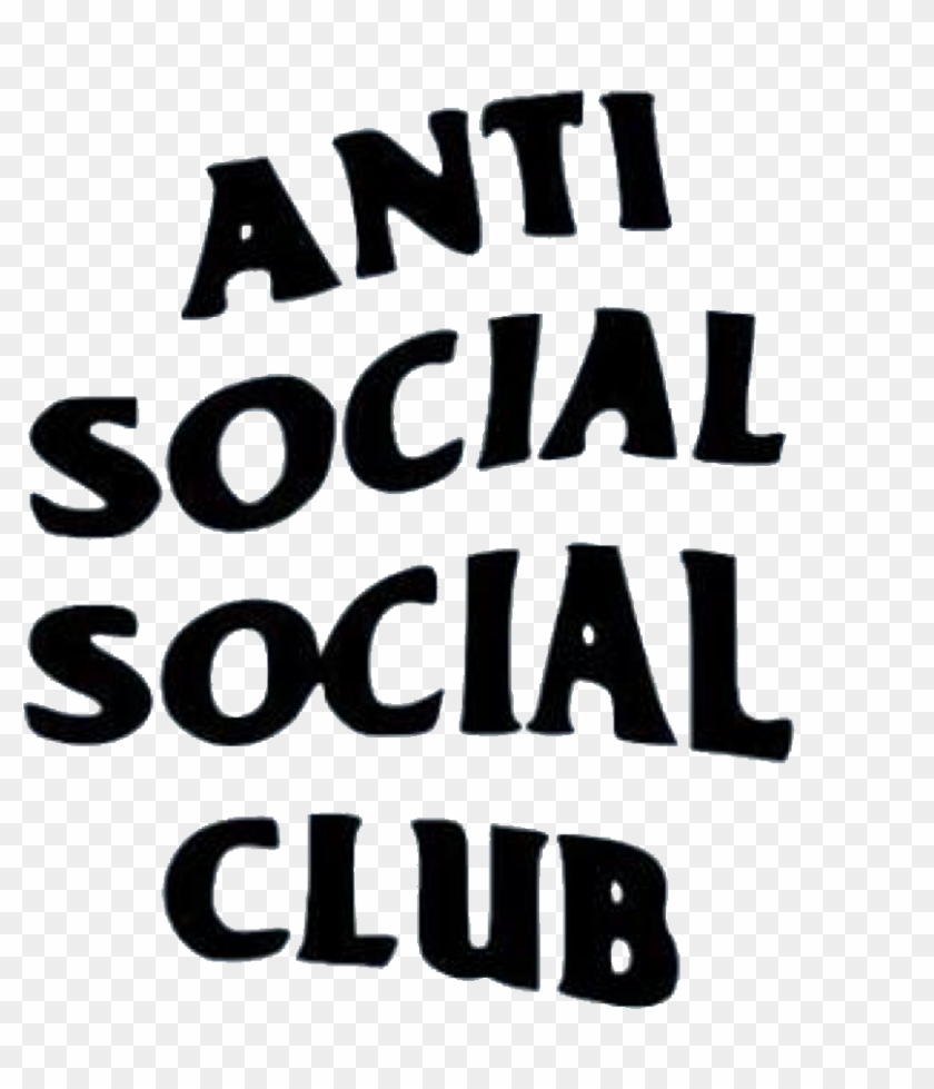 Antisocialsocialclub Sticker - Illustration Clipart #5184854