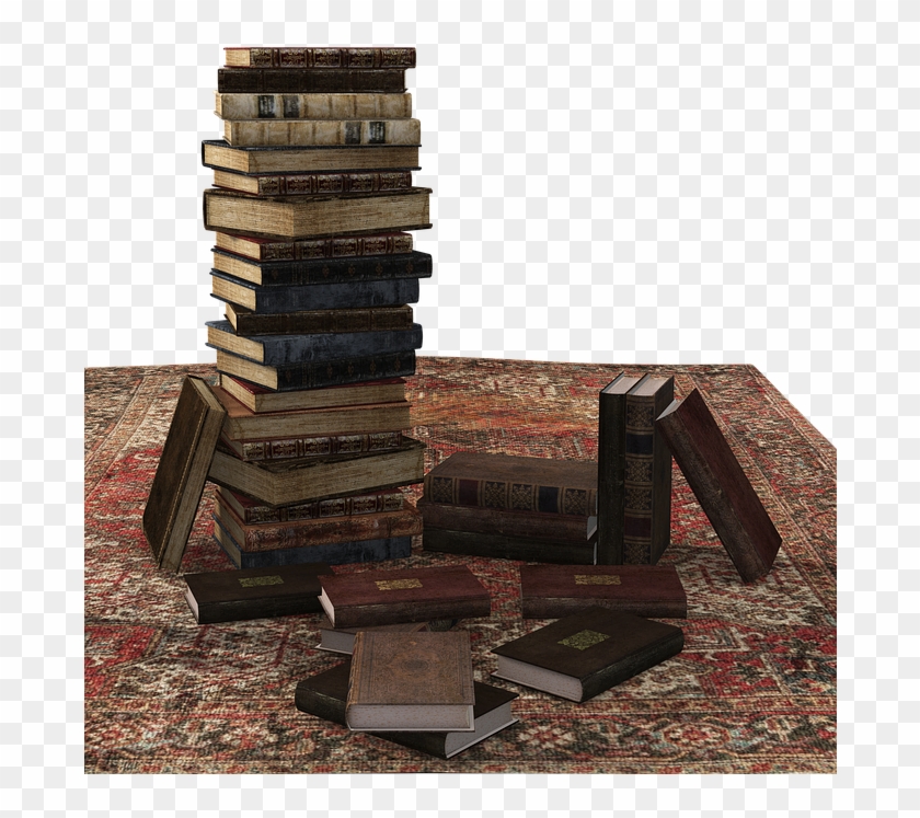Book, Book Stack, Carpet, Stacked, Books, Literature - Stacked Books Clipart #5184858