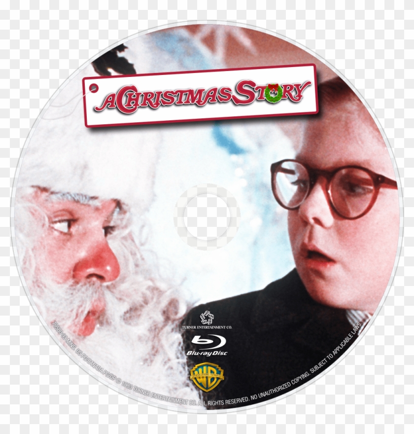 A Christmas Story Bluray Disc Image - Christmas Story Dvd Label Clipart #5184891