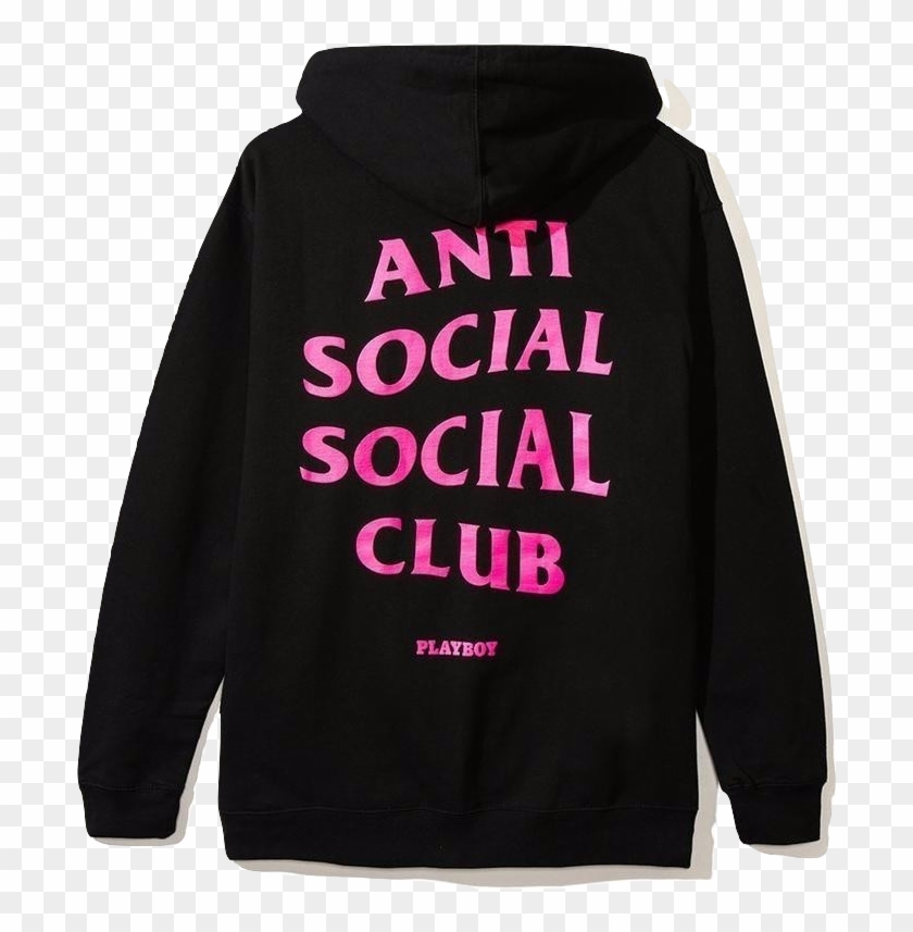 Anti Social Social Club Playboy Hoodie - Hoodie Clipart #5184920