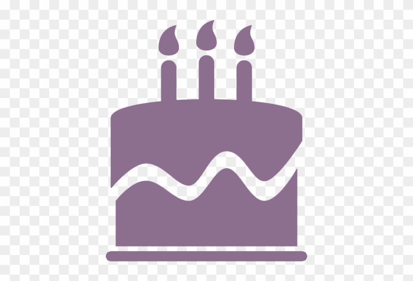 Cakes - Birthday Icon Blue Clipart