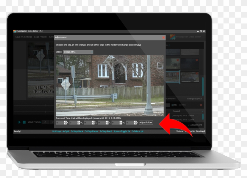 Adjust The Time-stamp - Netbook Clipart #5185118