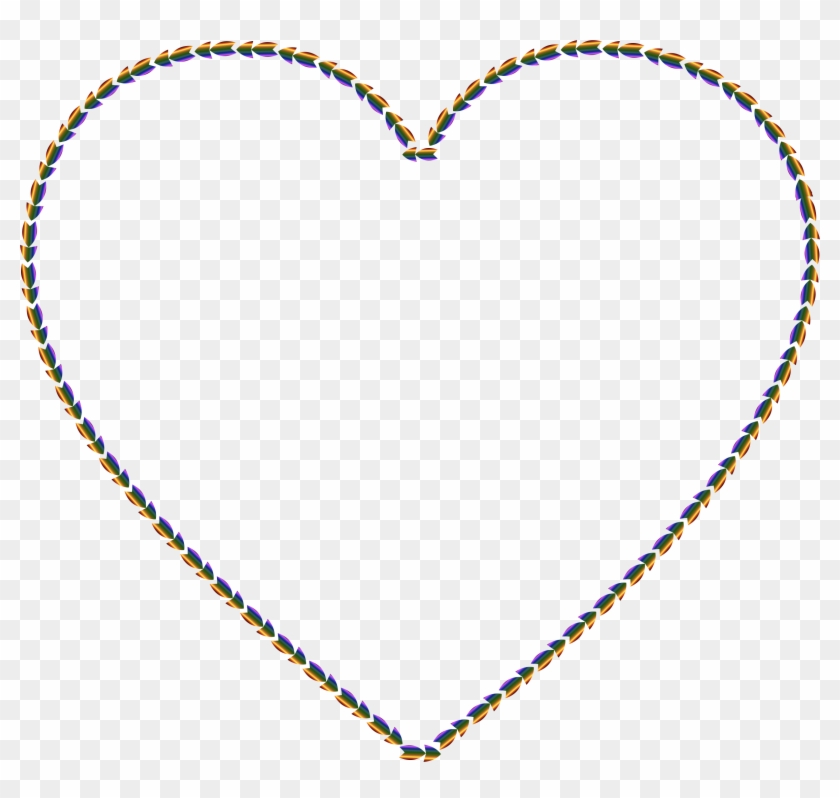 This Free Icons Png Design Of Colorful Direction Heart - Barbed Wire Heart Clipart Transparent Png #5185239