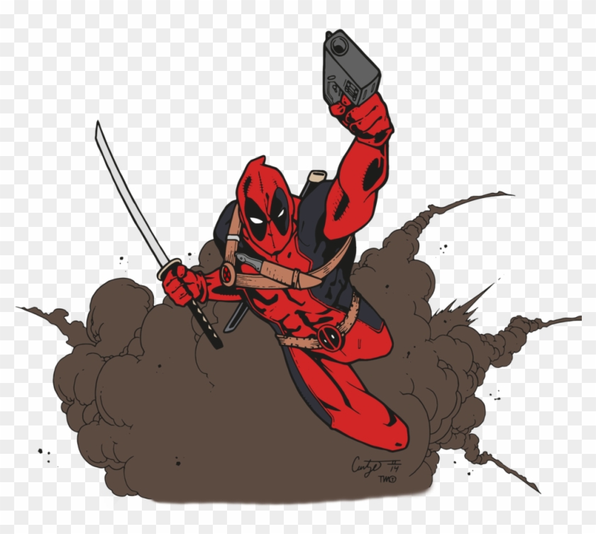 View Samegoogleiqdbsaucenao Deadpool By Edcom02-d9pzrlk - Deadpool Clipart #5185385
