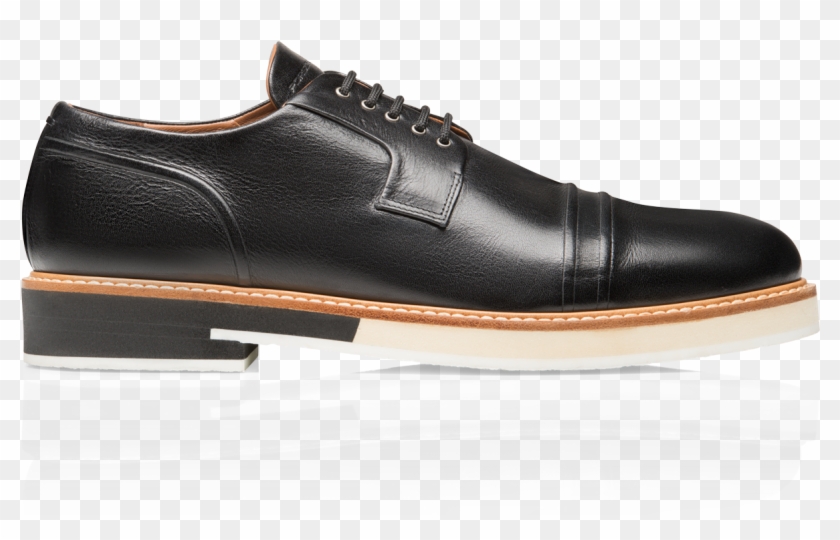 Eric Lace Up Leather - Sneakers Clipart #5185394