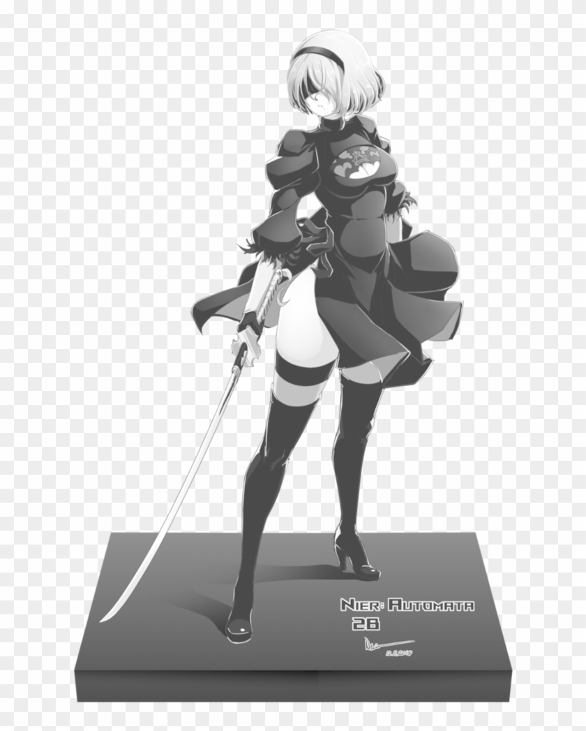 2b By Nsio - Transparent Nier Automata 2b Clipart #5186286