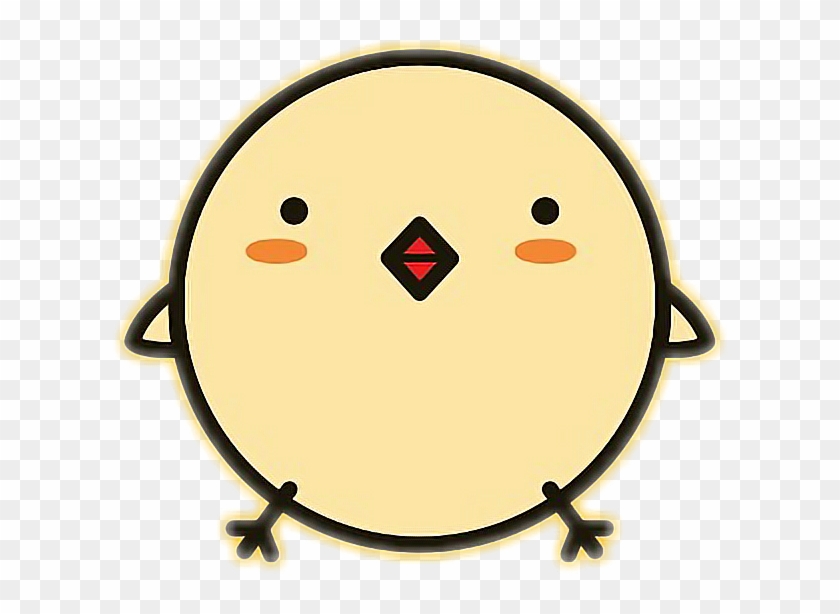 #chick #chicken #cute #icon #yellow #freetoedit - Cartoon Clipart #5186533