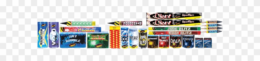 Silver Selection Firework Box - Orange Clipart