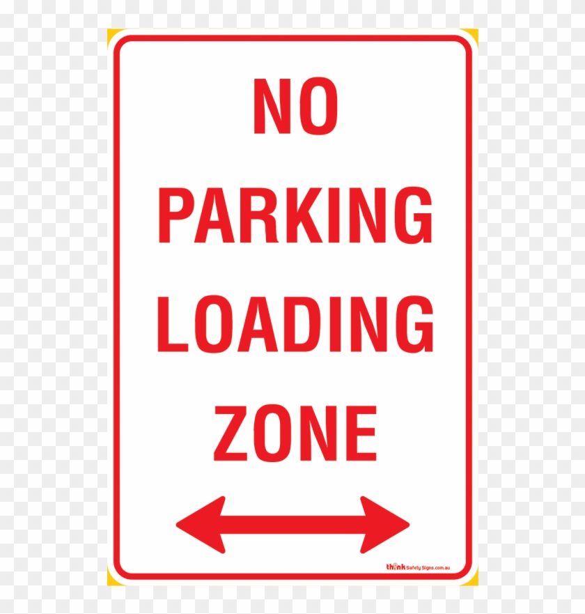 Parking No Parking Loading Zone Span Arrow - Signs Clipart #5187020
