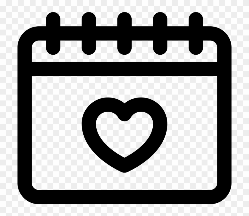 Wedding Line Icon - Heart Clipart