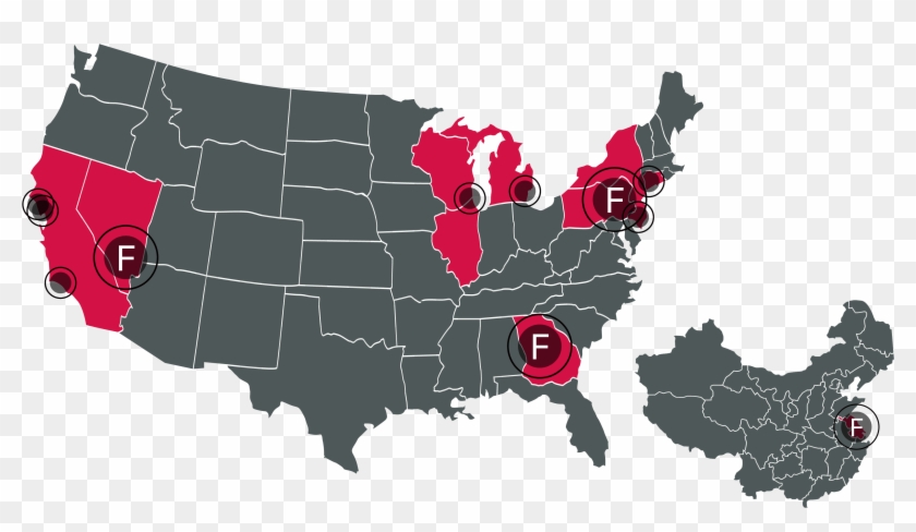 Red Sparks Png - Red States Vs Blue States 2019 Clipart