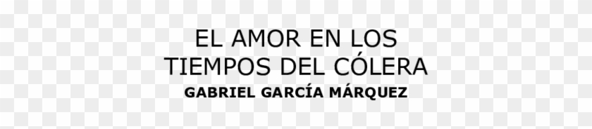 Pdf - Genealogia Del Amor En Los Tiempos Del Colera Clipart