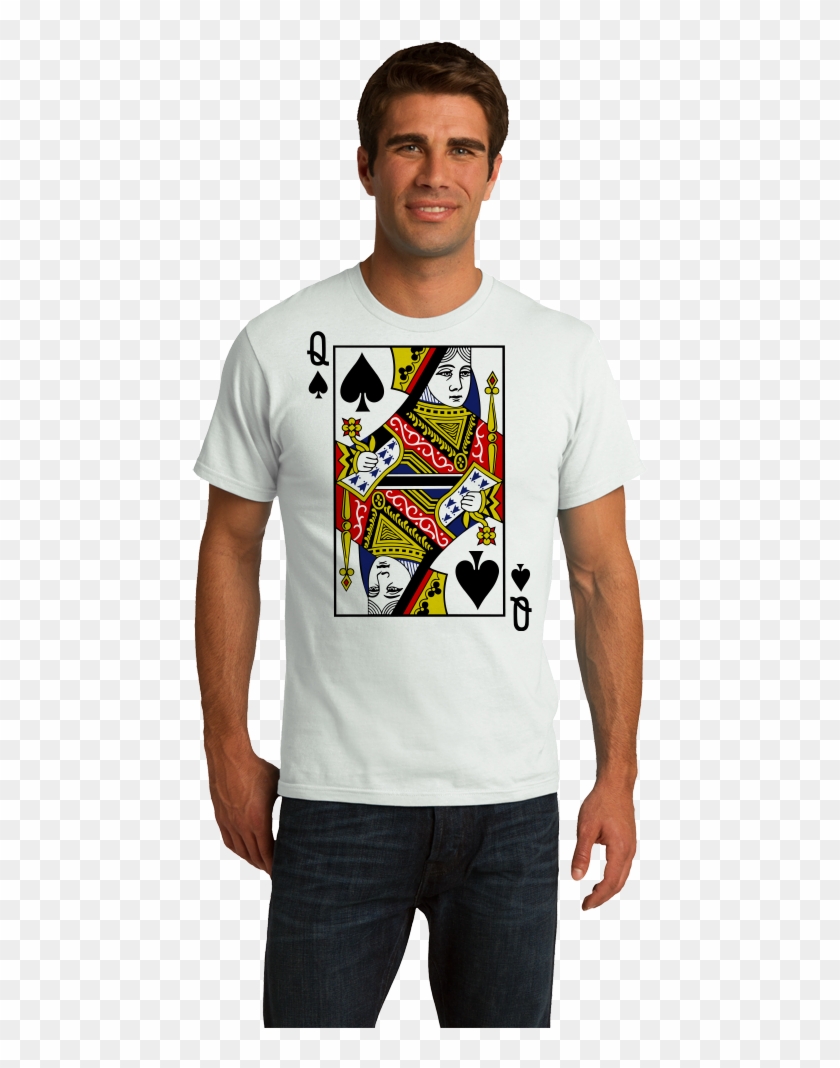 Standard White Queen Of Spades - Queen Playing Cards Clip Art - Png Download