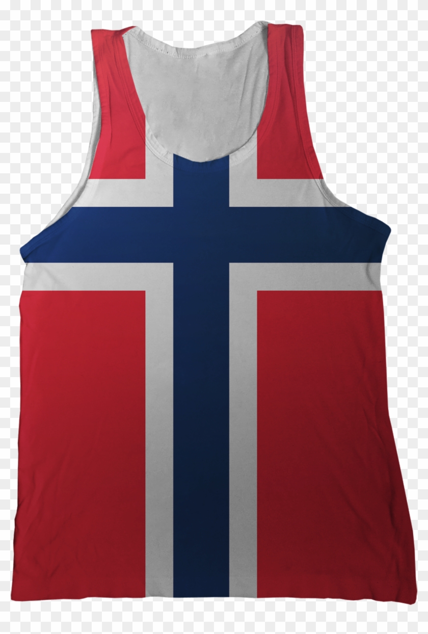 Norway Flag Tank Top - Vest Clipart