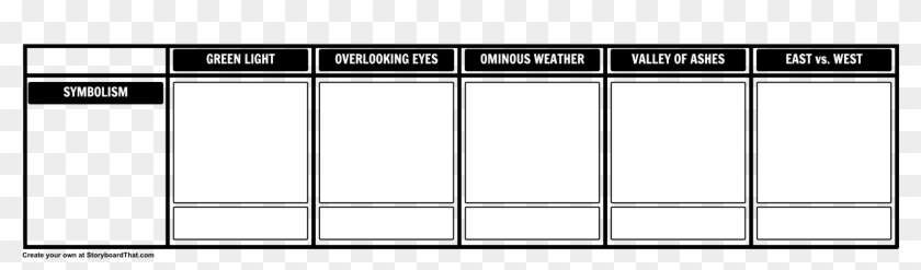 Great Gatsby Symbolism Worksheet , Png Download - Colorfulness Clipart