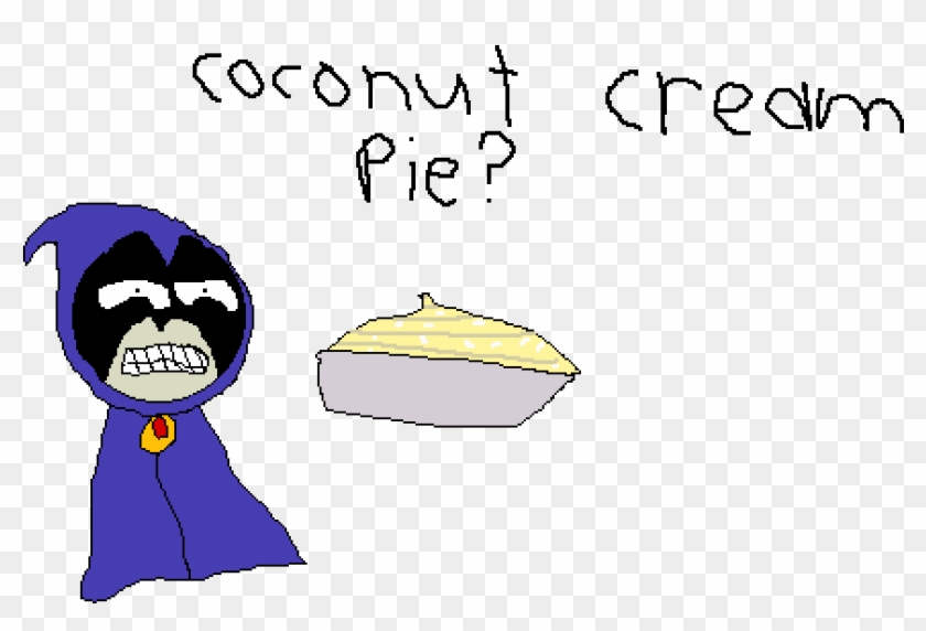 Coconut Cream Pie - Cartoon Clipart