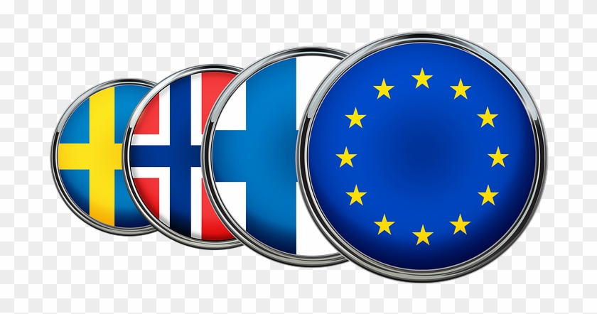 Scandinavia, Eu, Europe, Sweden, Norway, Finland - European Clipart