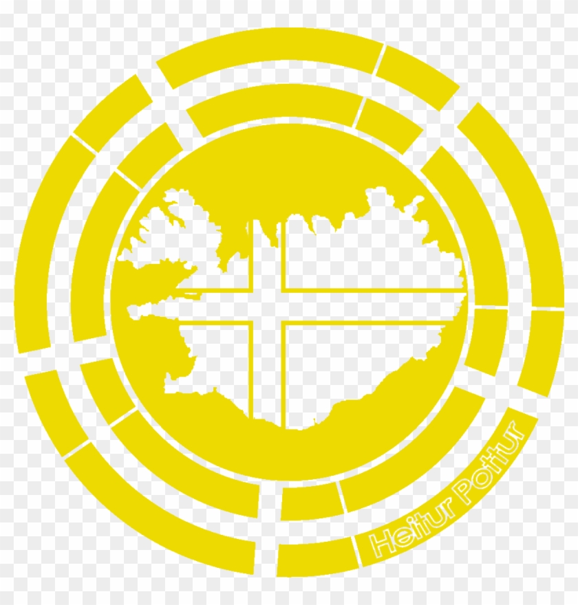 Flag Logo Design For Bluefish As In Norway - Iceland Map Vector Clipart #5188154