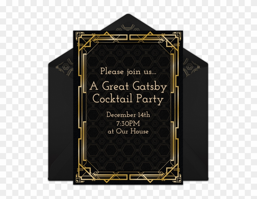 Gatsby Online Invitation - Picture Frame Clipart #5188301