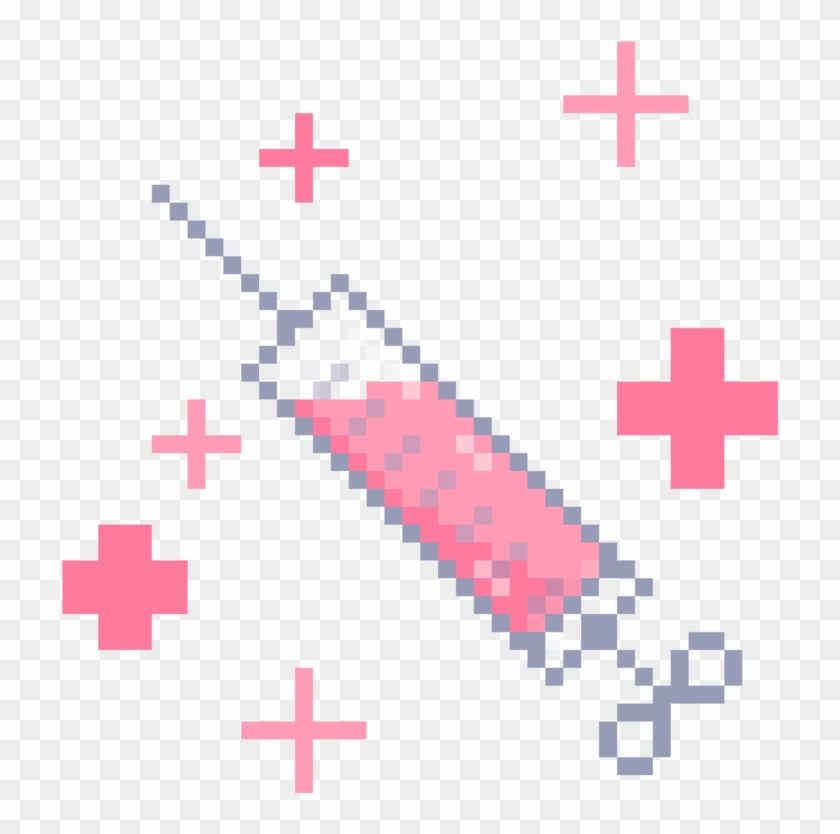 Inyección Cute Kawaii Pixel Pixels - Medicine Transparent Gif Clipart