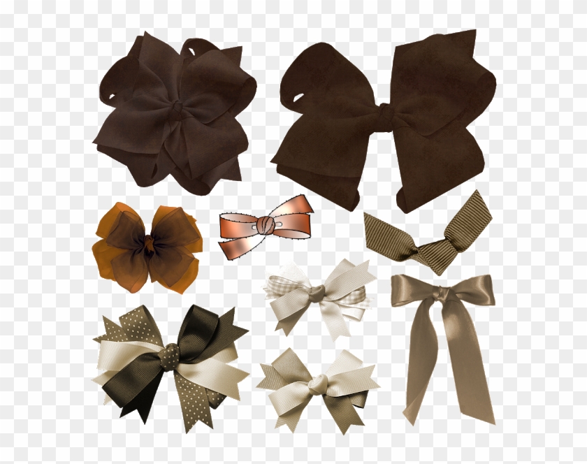 Free Download Png Images " Brown Bows" Background Images, - سكرابز ورود بدون تحميل Clipart