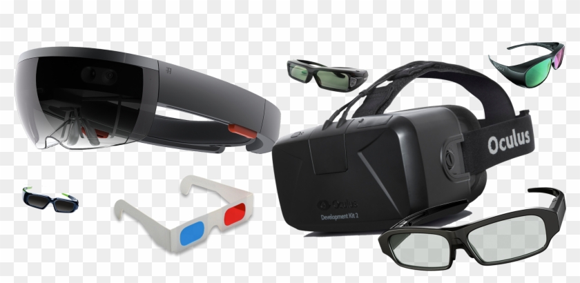 A Considerable Number Of Different 3d Glasses Scattered - Bag Clipart #5188529