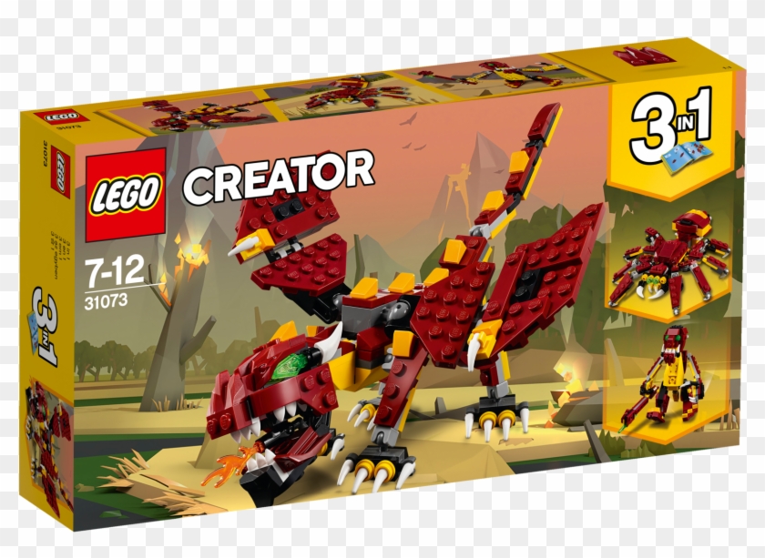Lego Creator 3 In 1 31073 Mythical Creatures , Png - 31073 Lego Creator Clipart