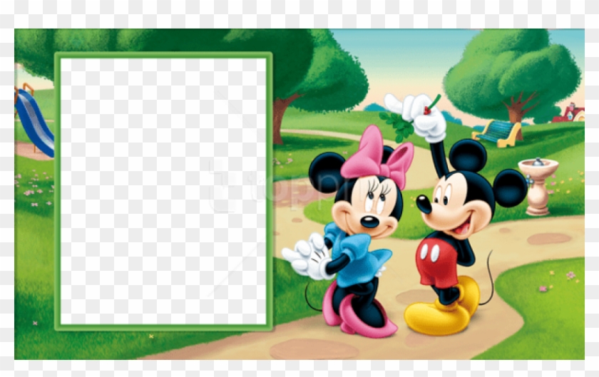 Free Png Minnie And Mickey Mouse Transparent Kids Frame - Cartoon Images Of Love Hd Clipart