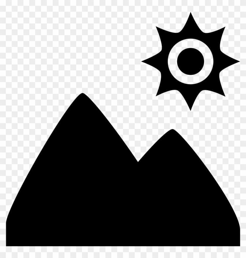 Graphic Library Stock Landscape Icon Free Download - Icone Paisagem Clipart #5189101