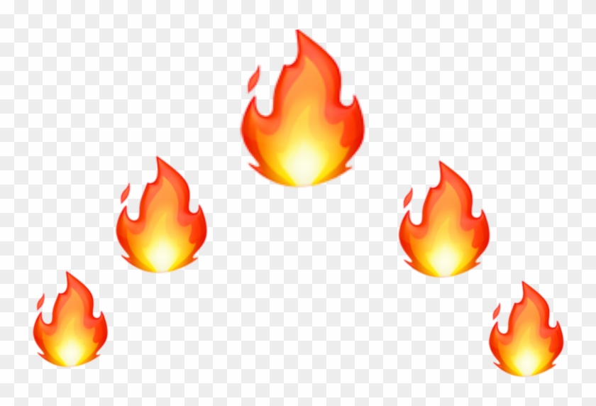 #fire #fireemoji #red #orange #emoji #crown #headcrown - Fire Emoji Crown Png Clipart