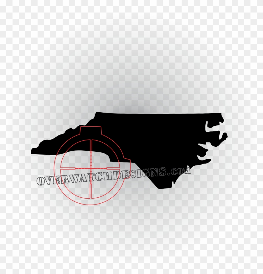 North Carolina State Outline Png - Emblem Clipart #5190357