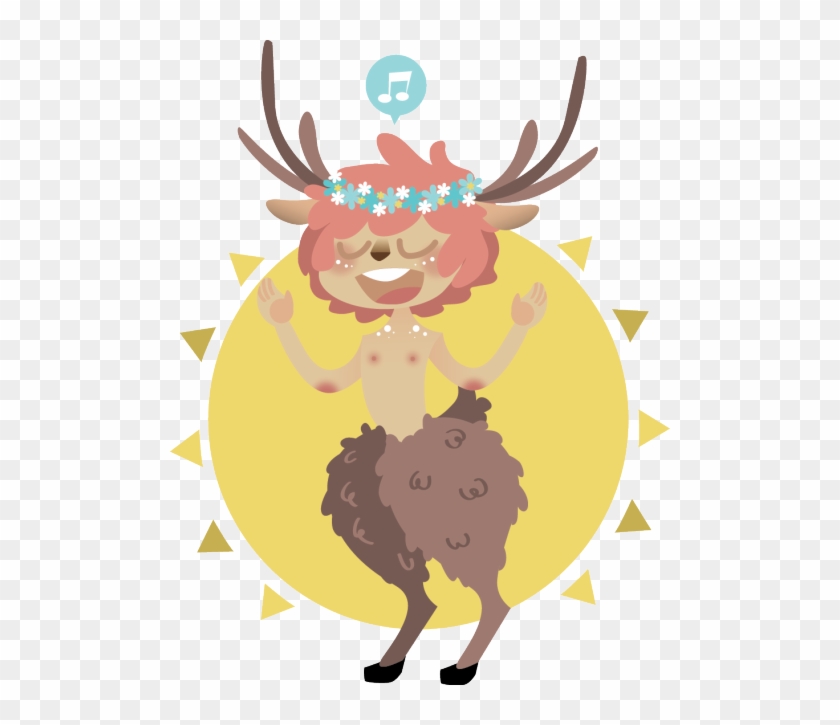 Clipart Santa Reindeer - Cartoon - Png Download #5190459