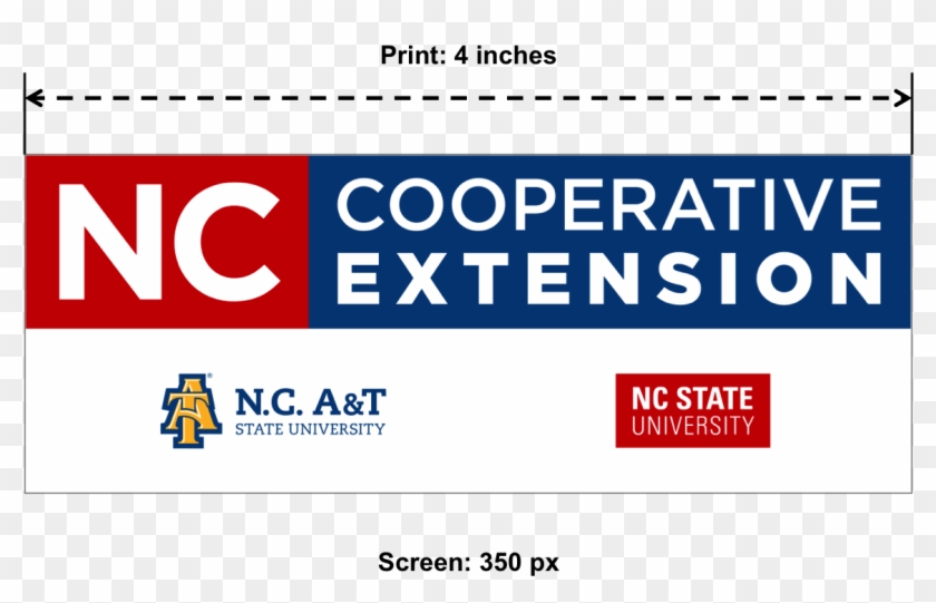 Cooperative Extension Logo Sizing Graphic Stacked North Carolina