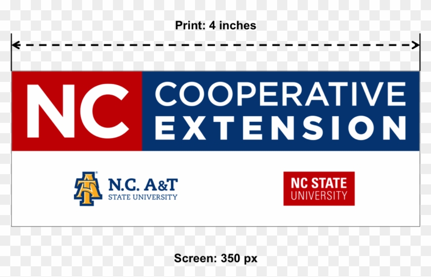 Cooperative Extension Logo Sizing Graphic-stacked - North Carolina A&t State University Clipart
