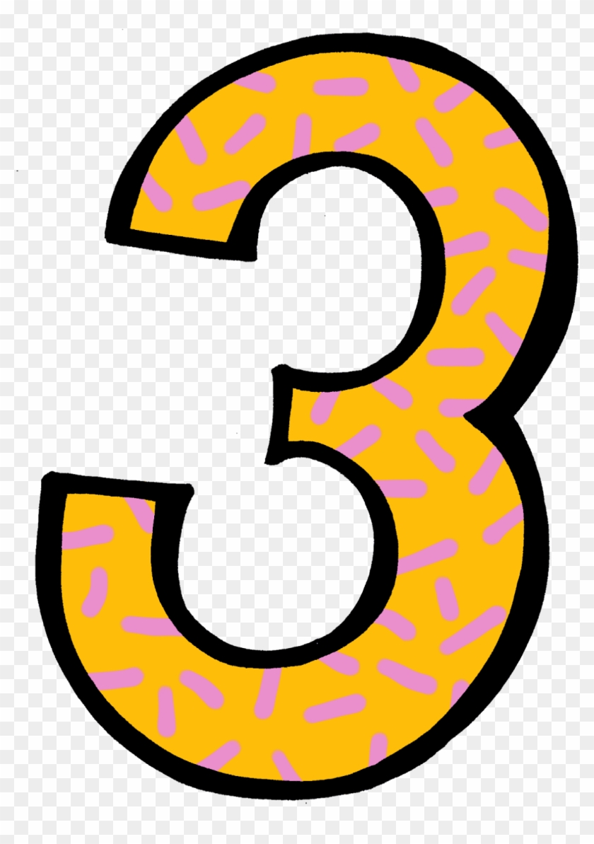 Number Three Clipart - Number 3 Clipart Transparent - Png Download