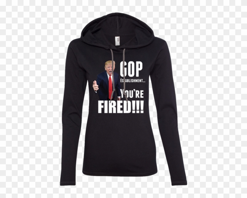 Donald Trump Fires Gop Ladies Ls T-shirt Hoodie Tiberius - Birthday On 7 February Clipart
