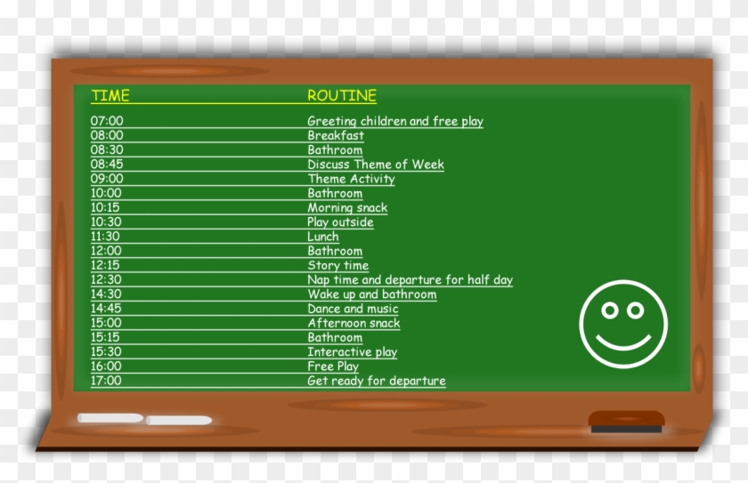 Chalkboard-clipart - Display Device - Png Download