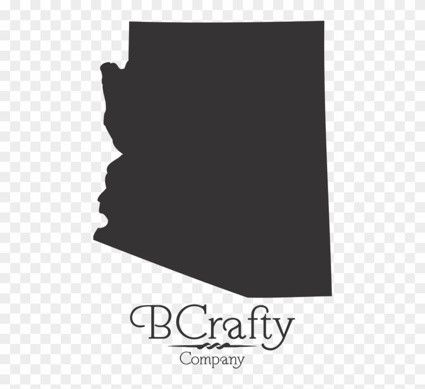 Acrylic Arizona State Blanks - Map Clipart #5191100