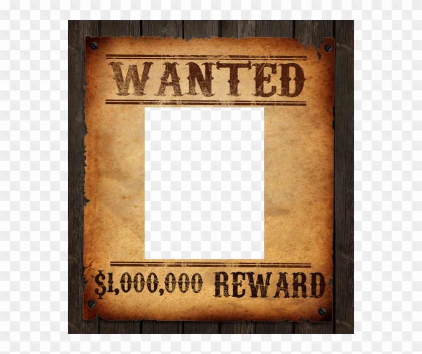 Most Wanted Photo Poster Frame - Wanted Frame Png Clipart