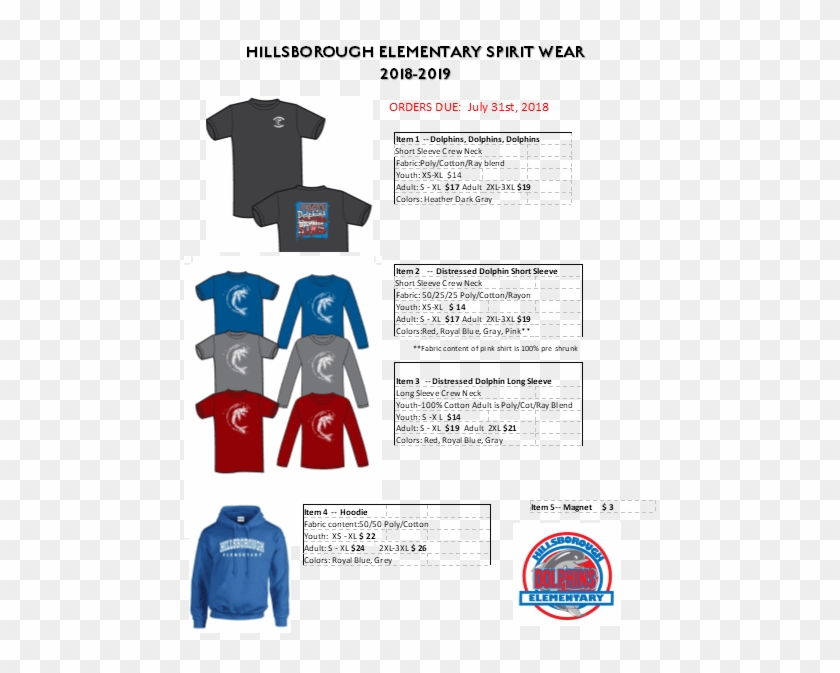 Picture For Spirit Wear, Revised - Graphic Design Clipart