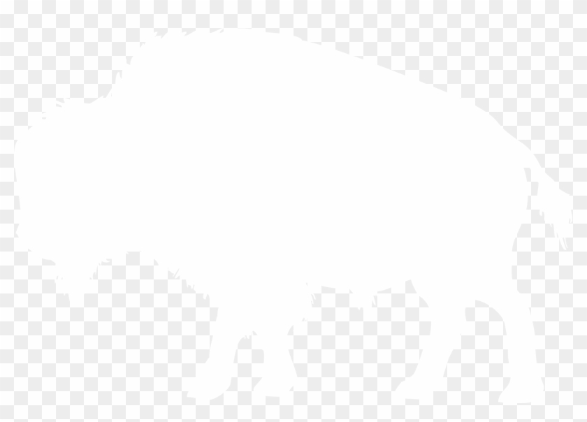 Bison Black And White Outline Clipart #5192349