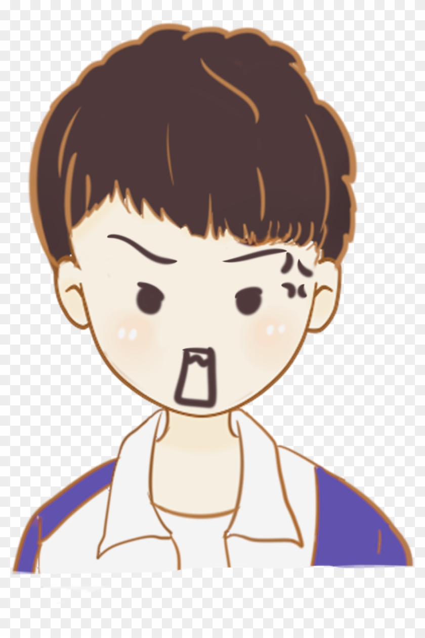 Original Cute Teenager Emoticon Png And Psd - Psd Clipart