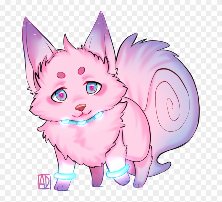 I Wanted To Make A New Poster Template Remember, I - Chibi Pink Wolf Clipart #5192526